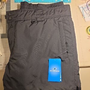 Women's Slalom Black Snow Pants-2X